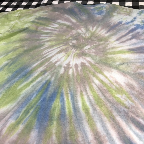 Online Ceramics Flower We’re Just Walking Each Other Home Tie Dye T Shirt 2XL - Picture 6 of 9
